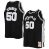 Eccezionale Delizioso Meraviglioso David Robinson San Antonio Spurs 1998/99 Big & Tall Hardwood Classics Swingman Jersey Black