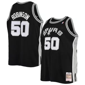Eccezionale Delizioso Meraviglioso David Robinson San Antonio Spurs 1998/99 Big & Tall Hardwood Classics Swingman Jersey Black