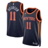 Splendido Elegante Fantastico Jalen Brunson New York Knicks Jordan Brand Unisex Swingman Player Jersey Statement Edition Navy