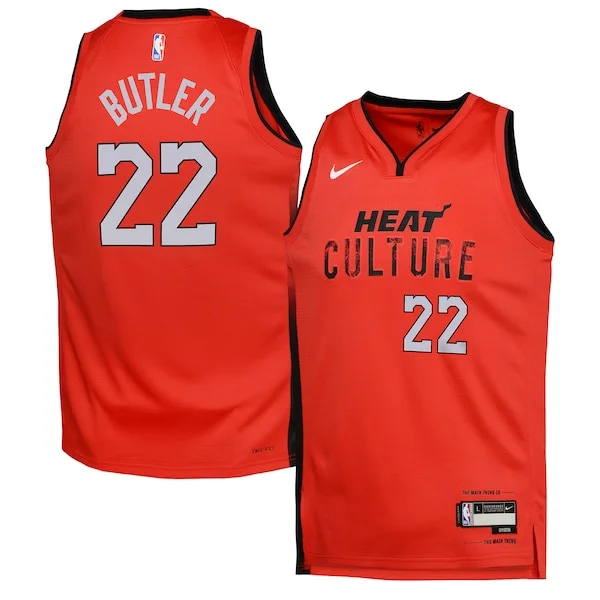 Raffinato Jimmy Butler Miami Heat Nike Youth 2024/25 Swingman Player Jersey City Edition Red