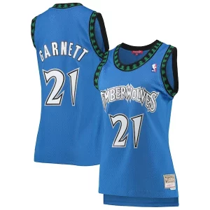 Accattivante Delizioso Kevin Garnett Minnesota Timberwolves Women's Hardwood Classics Swingman Jersey Blue