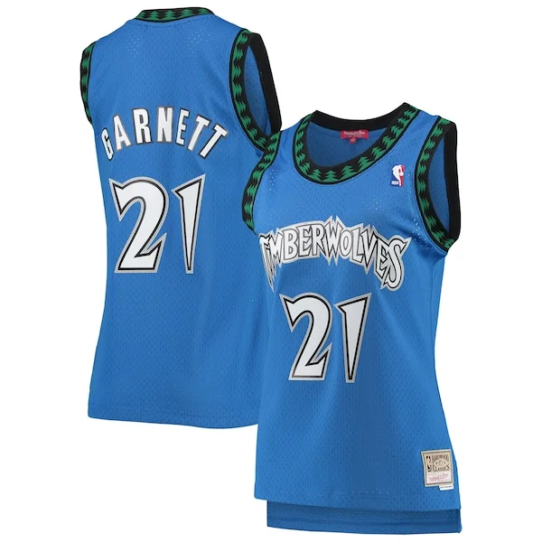 Accattivante Delizioso Kevin Garnett Minnesota Timberwolves Women's Hardwood Classics Swingman Jersey Blue