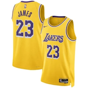 Eccezionale Prestigioso Duraturo LeBron James Los Angeles Lakers Nike Unisex Swingman Jersey Icon Edition Gold/White