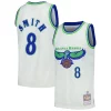 Stupendo Steve Smith Atlanta Hawks Chainstitch Swingman Jersey Cream