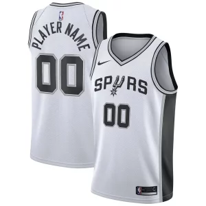 Trendy Accattivante Magnifico San Antonio Spurs Nike 2020/21 Swingman Custom Jersey Association Edition White