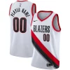 Accattivante Portland Trail Blazers Nike 2020/21 Swingman Custom Jersey Association Edition White