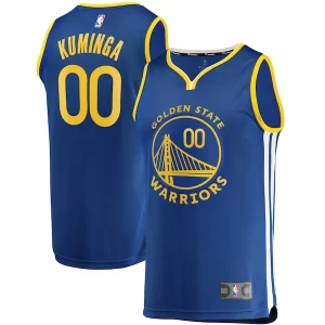Delizioso Accattivante Jonathan Kuminga Golden State Warriors 2021 NBA Draft First Round Pick Fast Break Replica Jersey Royal Icon Edition