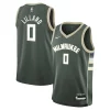 Raffinato Eccezionale Damian Lillard Milwaukee Bucks Nike Youth Swingman Jersey Icon Edition Hunter Green