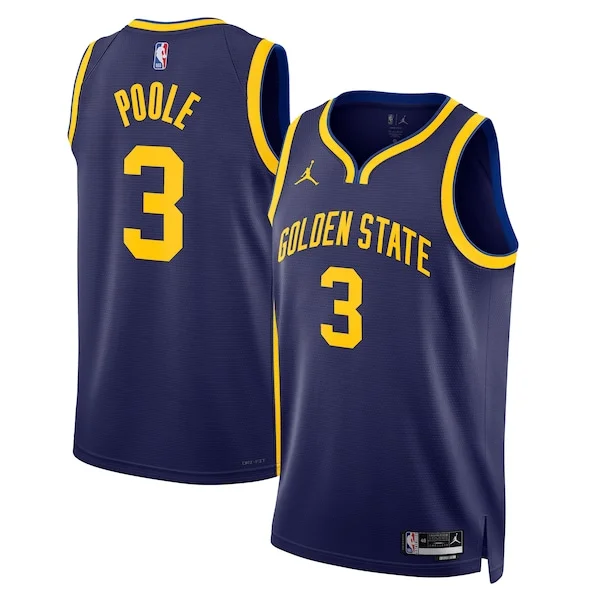 Lussuoso Incantevole Jordan Poole Golden State Warriors Jordan Brand Unisex Swingman Jersey Statement Edition Navy