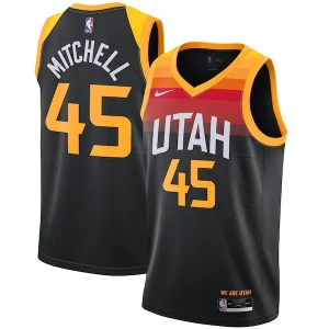 Eccezionale Gorgeous Donovan Mitchell Utah Jazz Nike 2021/22 Swingman Player Jersey Black City Edition