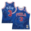 Carino Allen Iverson Philadelphia 76ers 1996/97 Hardwood Classics Asian Heritage 6.0 Swingman Throwback Player Jersey Royal
