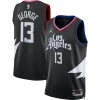 Duraturo Paul George LA Clippers Jordan Brand Unisex Swingman Jersey Statement Edition Black