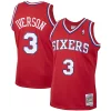 Accattivante Robusto Allen Iverson Philadelphia 76ers 2001/02 Hardwood Classics Swingman Jersey Red