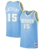 Bellissimo Carmelo Anthony Denver Nuggets Hardwood Classics Swingman Jersey Light Blue