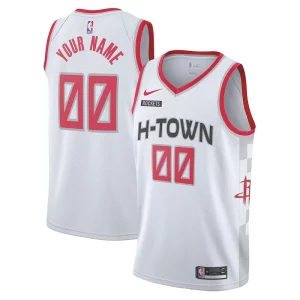 Prestigioso Fascinante Houston Rockets Nike 2019/20 Swingman Custom Jersey White City Edition
