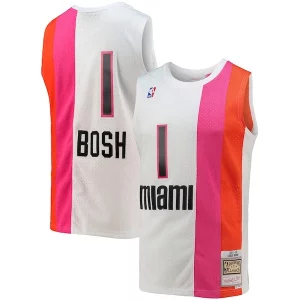 Classico Sofisticato Chris Bosh Miami Heat 2001/02 Hardwood Classics Swingman Jersey White