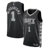 Stupendo Classico Moderno Victor Wembanyama San Antonio Spurs Jordan Brand Unisex Swingman Jersey Statement Edition Black