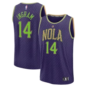 Pratico Brandon Ingram New Orleans Pelicans 2024/25 Fast Break Player Jersey City Edition Purple