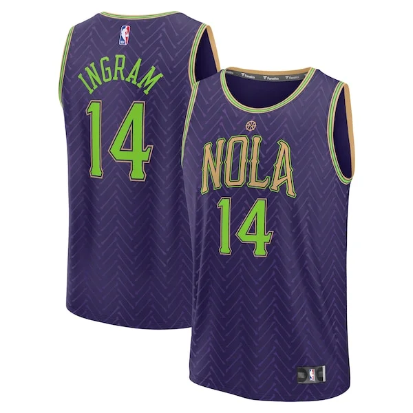 Pratico Brandon Ingram New Orleans Pelicans 2024/25 Fast Break Player Jersey City Edition Purple