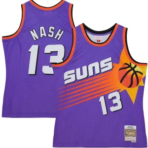 Prestigioso Trendy Gorgeous Steve Nash Phoenix Suns Hardwood Classics 1996/97 Tropical Swingman Jersey Purple