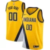 Delizioso Elegante Indiana Pacers Nike 2019/20 Custom Swingman Jersey Yellow Statement Edition