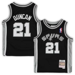 Stupendo Pratico Sofisticato Tim Duncan San Antonio Spurs Preschool 1998/99 Hardwood Classics Throwback Team Jersey Black