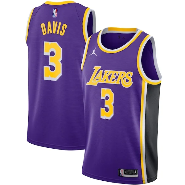 Bellissimo Ottimo Attraente Anthony Davis Los Angeles Lakers Jordan Brand 2020/21 Swingman Jersey Statement Edition Purple