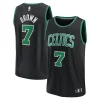Classico Robusto Splendido Jaylen Brown Boston Celtics Youth Fast Break Replica Player Jersey Statement Edition Black