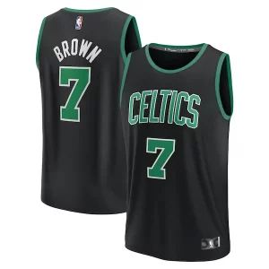 Classico Robusto Splendido Jaylen Brown Boston Celtics Youth Fast Break Replica Player Jersey Statement Edition Black