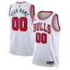 Incantevole Chicago Bulls Nike Unisex Swingman Custom Jersey White Association Edition