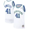 Accattivante Delizioso Dirk Nowitzki Dallas Mavericks 1998/99 Hardwood Classics Swingman Jersey White