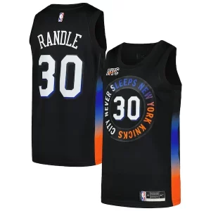 Incantevole Julius Randle New York Knicks Nike Swingman Player Jersey City Edition Black