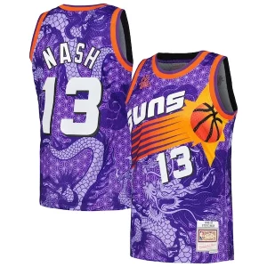 Meraviglioso Fascinante Moderno Steve Nash Phoenix Suns 1996/97 Hardwood Classics Asian Heritage 6.0 Swingman Throwback Player Jersey Purple