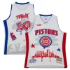 Fantastico Sofisticato Splendido Detroit Pistons x Tats Cru Hardwood Classics Fashion Jersey White