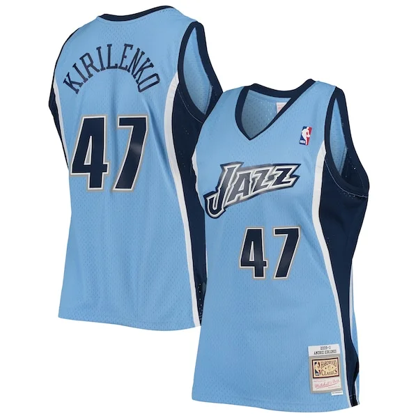 Trendy Duraturo Andrei Kirilenko Utah Jazz 2009/10 Hardwood Classics Swingman Jersey Powder Blue