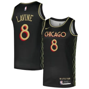 Stupendo Zach LaVine Chicago Bulls Nike Swingman Player Jersey City Edition Black