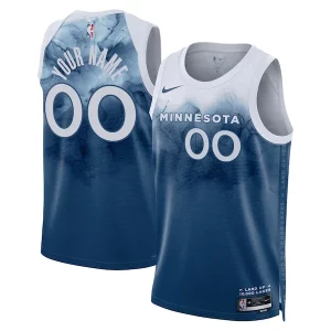 Cool Minnesota Timberwolves Nike Unisex 2023/24 Custom Swingman Jersey Blue City Edition