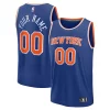 Pratico Ottimo New York Knicks Custom Fast Break Jersey Blue Icon Edition