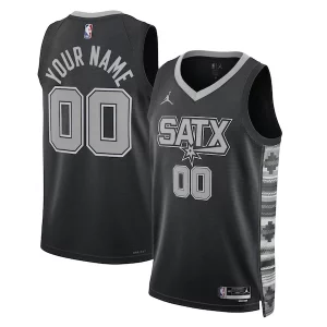 Robusto Carino Attraente San Antonio Spurs Jordan Brand Unisex 2022/23 Swingman Custom Jersey Statement Edition Black