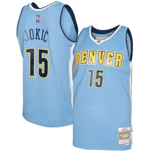 Gorgeous Nikola Jokic Denver Nuggets 2016/17 Swingman Jersey Light Blue