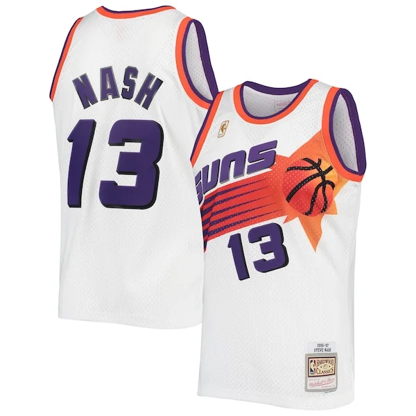 Raffinato Magnifico Delizioso Steve Nash Phoenix Suns 2001/02 Hardwood Classics Swingman Jersey White/Purple
