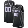 Sofisticato Sacramento Kings Nike Swingman Custom Jersey Black Statement Edition
