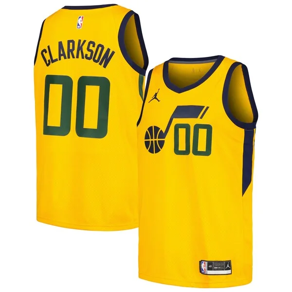Robusto Incantevole Eccezionale Jordan Clarkson Utah Jazz Jordan Brand Swingman Player Jersey Statement Edition Yellow
