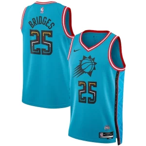 Duraturo Mikal Bridges Phoenix Suns Nike Unisex 2022/23 Swingman Jersey City Edition Turquoise