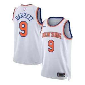 Comodo RJ Barrett New York Knicks Nike Unisex Swingman Jersey Association Edition White