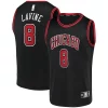 Delizioso Zach LaVine Chicago Bulls Fast Break Team Replica Jersey Black Statement Edition