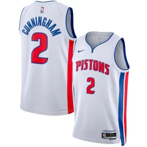 Cool Incantevole Fantastico Cade Cunningham Detroit Pistons Nike Unisex Swingman Jersey Association Edition White/Blue