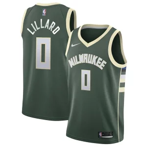 Comodo Magnifico Delizioso Damian Lillard Milwaukee Bucks Nike Unisex Swingman Player Jersey Icon Edition Hunter Green
