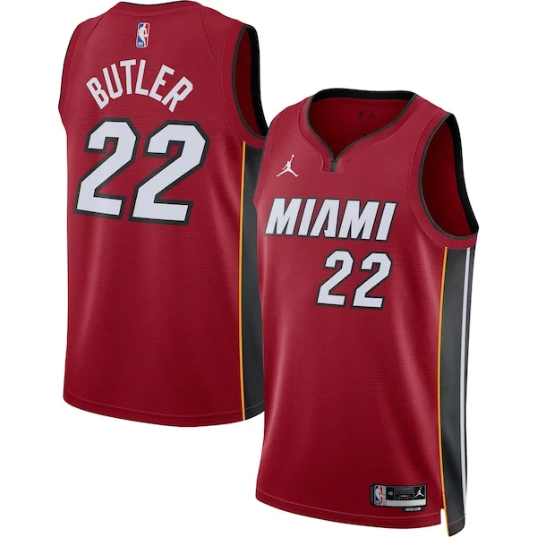Classico Jimmy Butler Miami Heat Jordan Brand Unisex Swingman Jersey Statement Edition Red