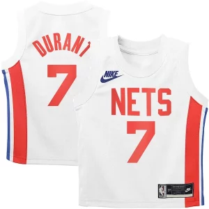 Prestigioso Kevin Durant Brooklyn Nets Nike Preschool 2022/23 Swingman Jersey White Classic Edition